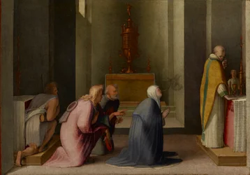 De wonderbaarlijke communie van Sint-Catharina van Siena